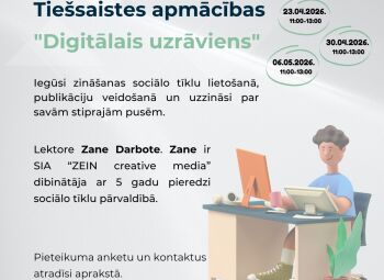 Pieslēdzies apmācībām “Digitālais uzrāviens”