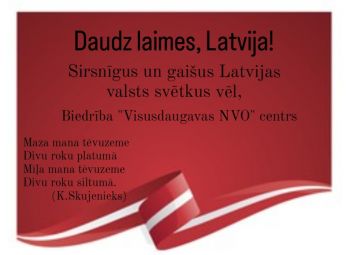 Daudz laimes, Latvija!
