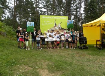 Pozitīvas emocijas pēc ģimeņu pasākuma Jēkabpils Mežaparkā