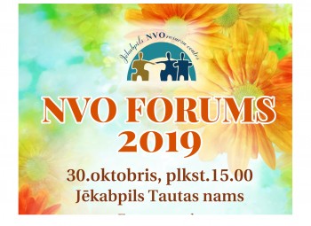 Kāpēc 30. oktobrī  jādodas uz Vidusdaugavas NVO forumu 