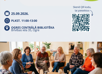 Senioru skolu pārstāvjus aicina pieteikties informatīvajam pasākumam Ogrē