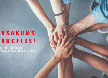 Veselības drošības nolūkos pārceļ Aktīvo iedzīvotāju fonda atklāšanu