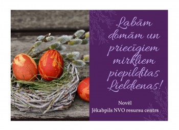 Labām domām un priecīgiem mirkļiem piepildītas Lieldienas!