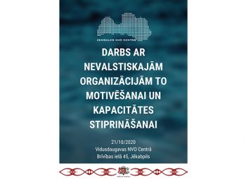 Kas ir kas manā NVO? 