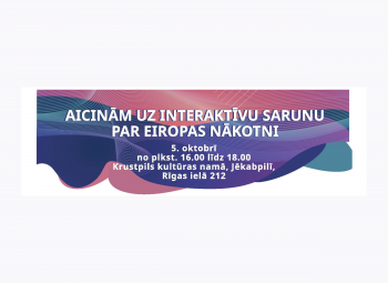 Latvijas bibliotēkās notiks pasākumu cikls par Eiropas nākotni un digitālajiem izaicinājumiem