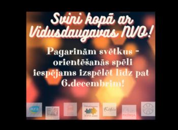 Vidusdaugavas NVO 15. jubileju atzīmē ar orientēšanās spēli!