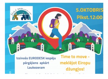 „Time to move – meklējot Eiropu džungļos!” Eurodesk pasākums Jēkabpilī