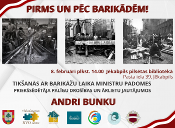 Pirms un pēc barikādēm: tikšanās ar Andri Bunku