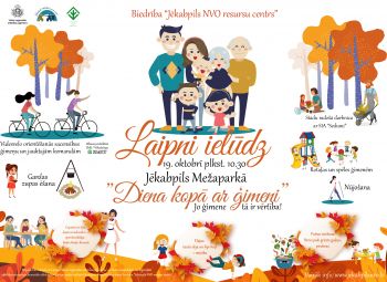 Jau šo sestdien notiks pasākums Jēkabpils Mežaparkā “Diena kopā ar ģimeni”